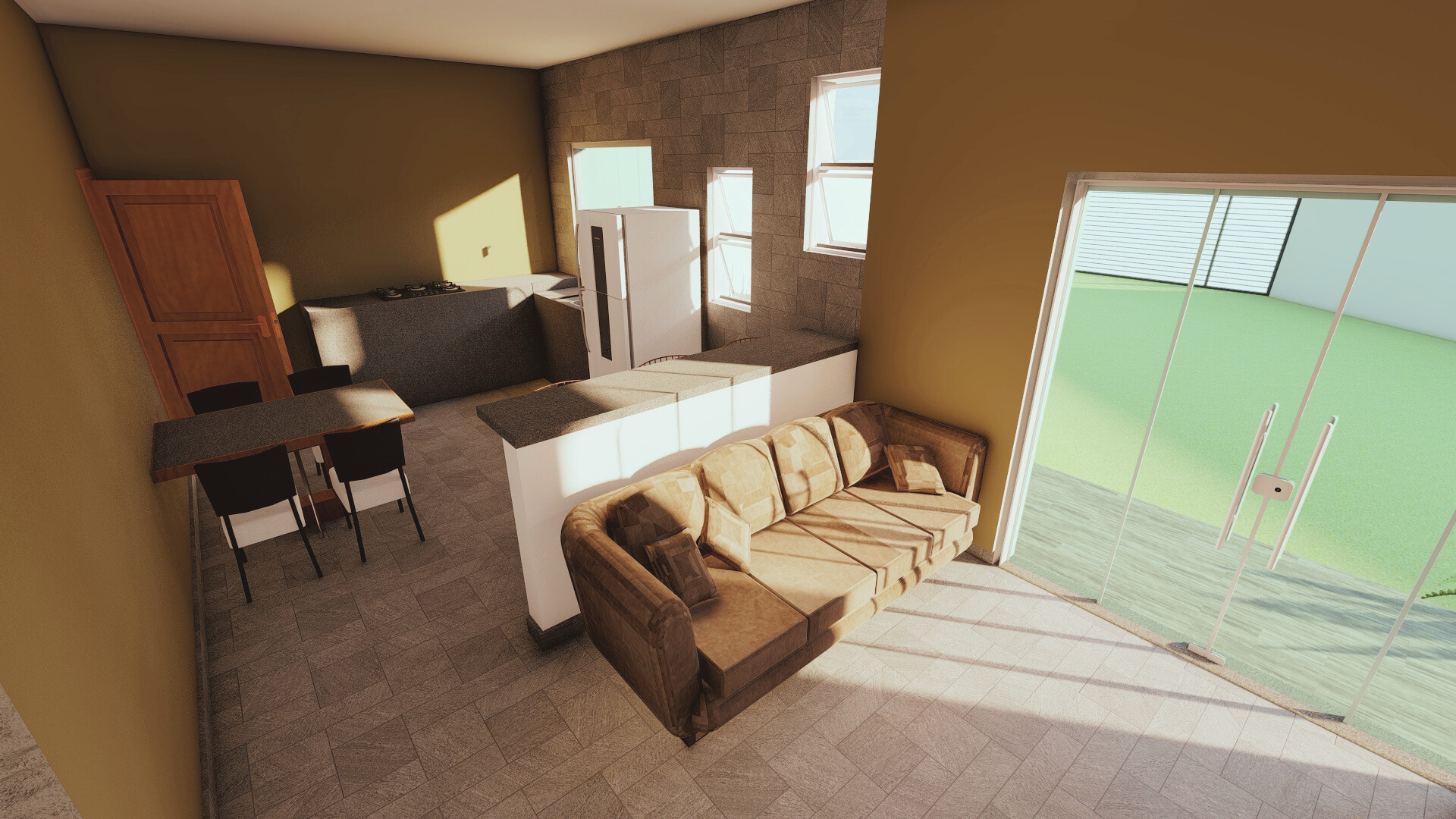 Interior de construcción