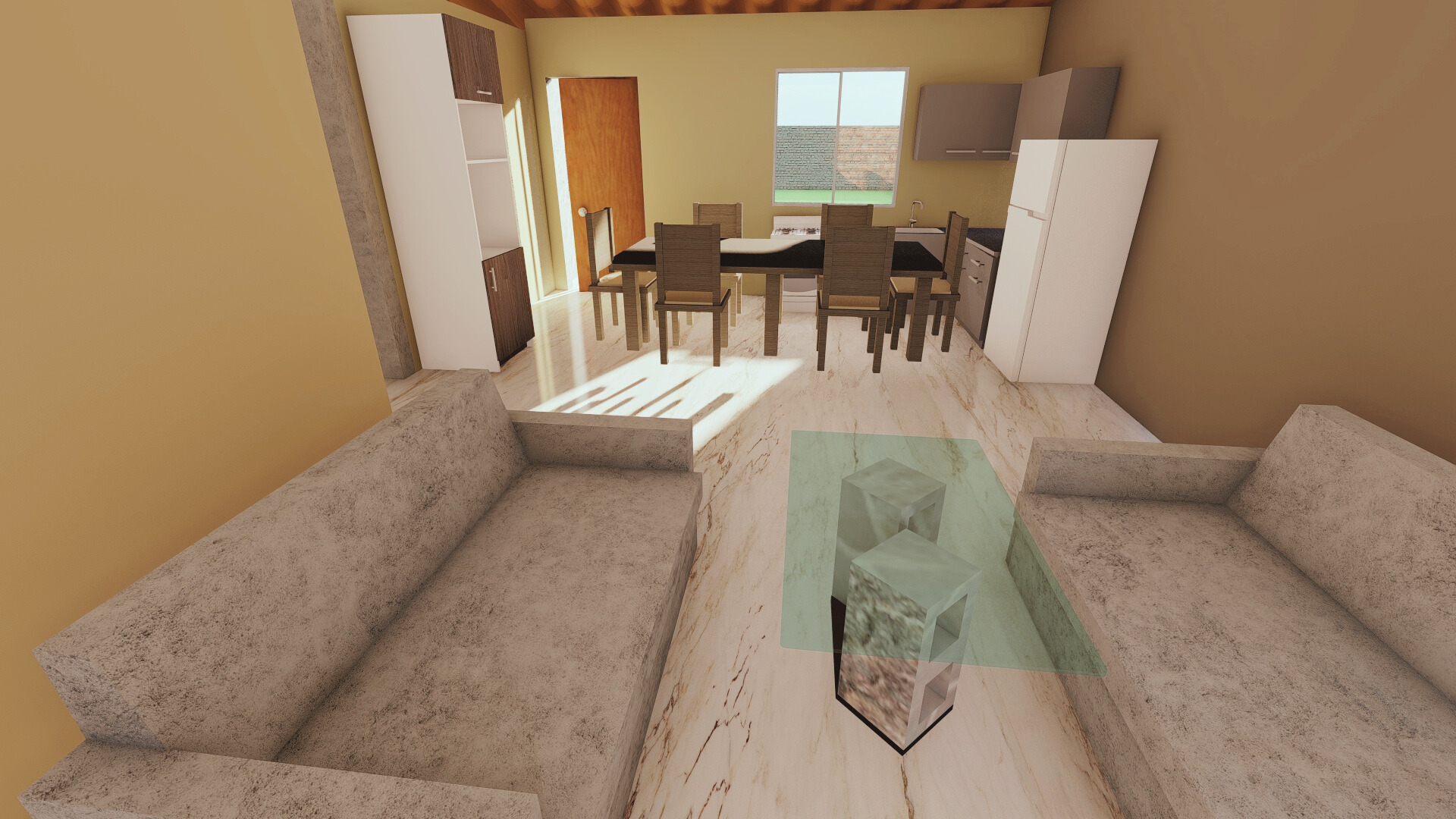 Interior de construcción