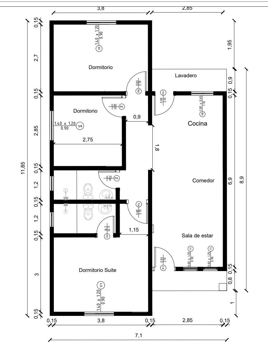 Plano de construcción