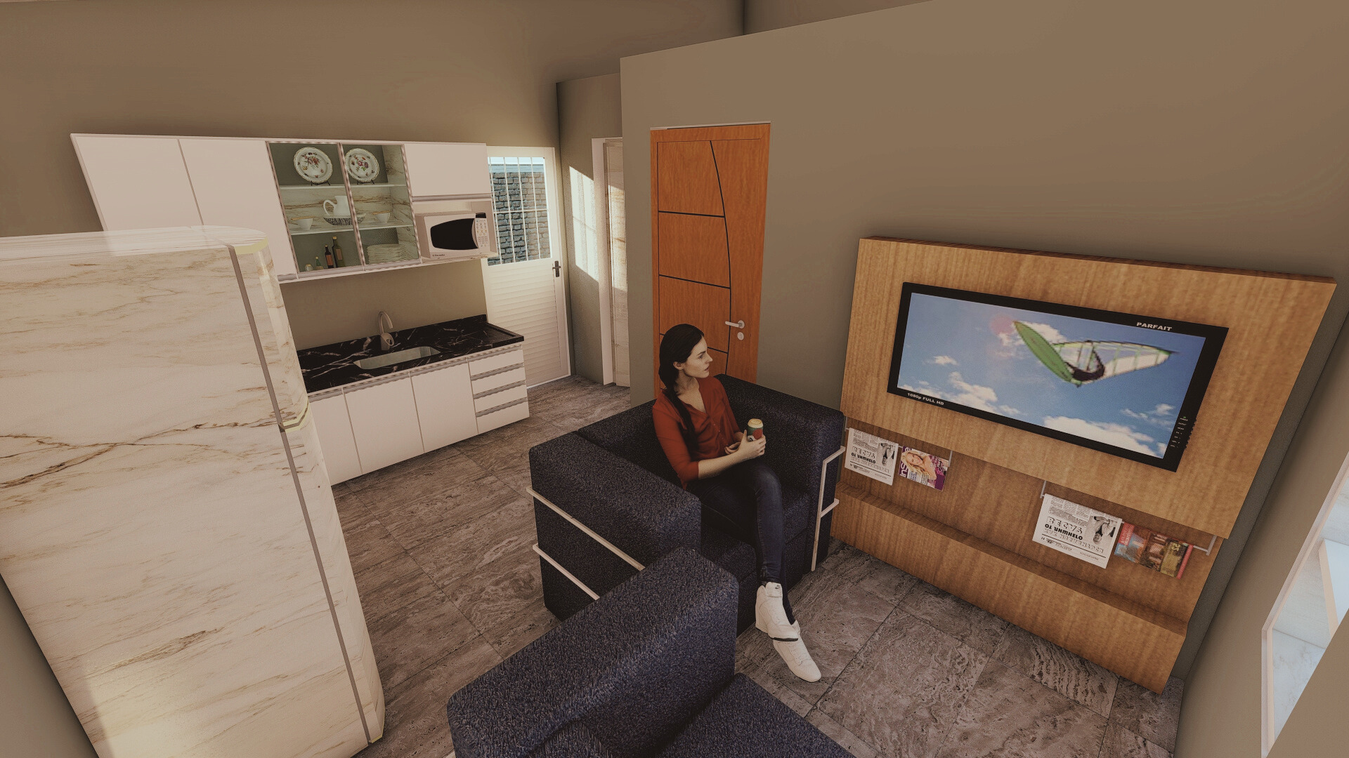 Interior de construcción