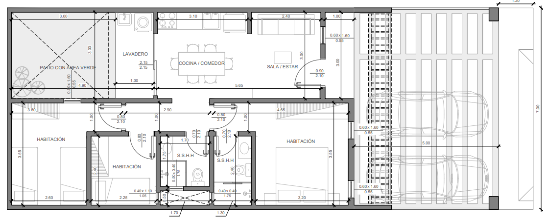 Plano de construcción