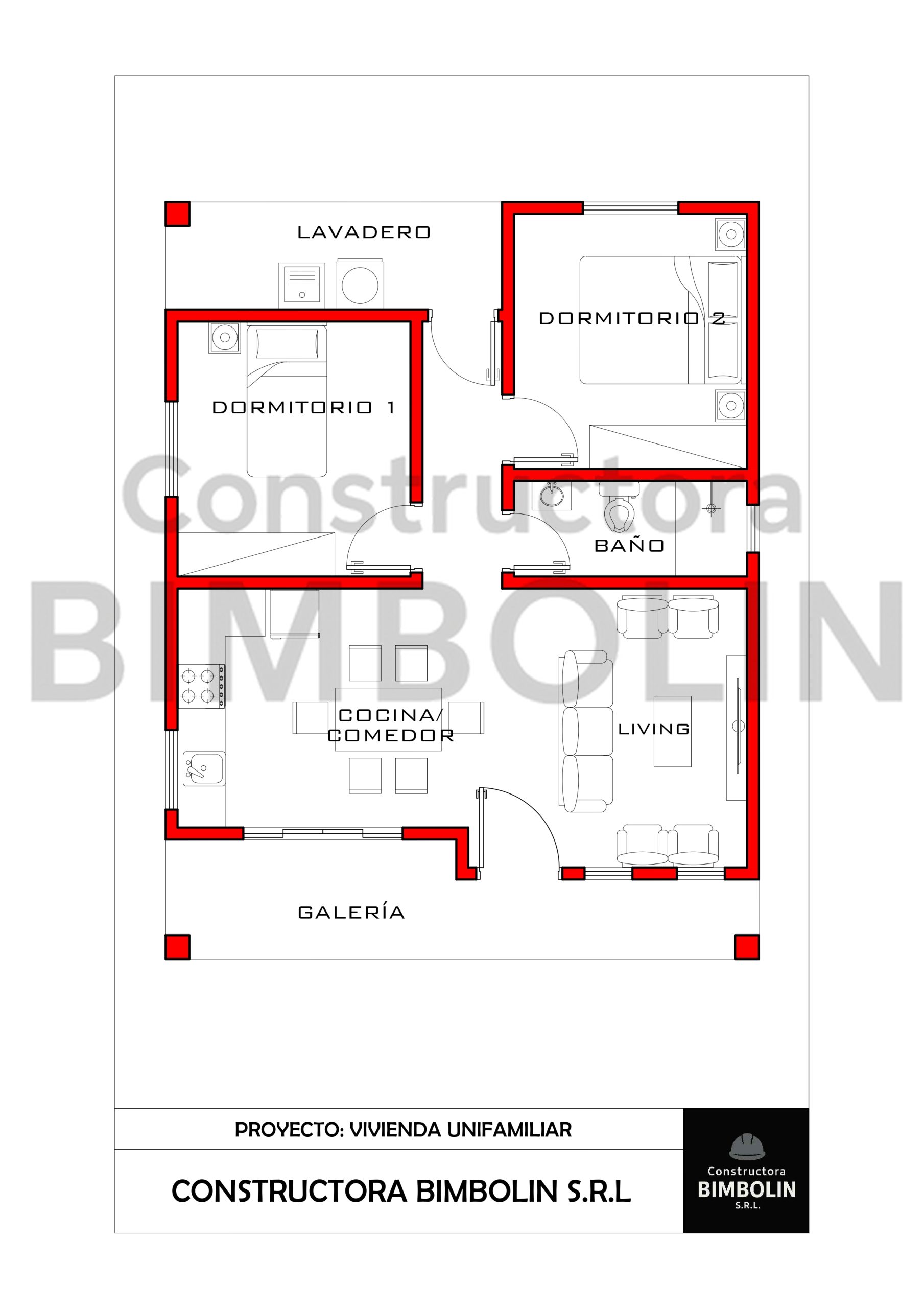 Plano de construcción