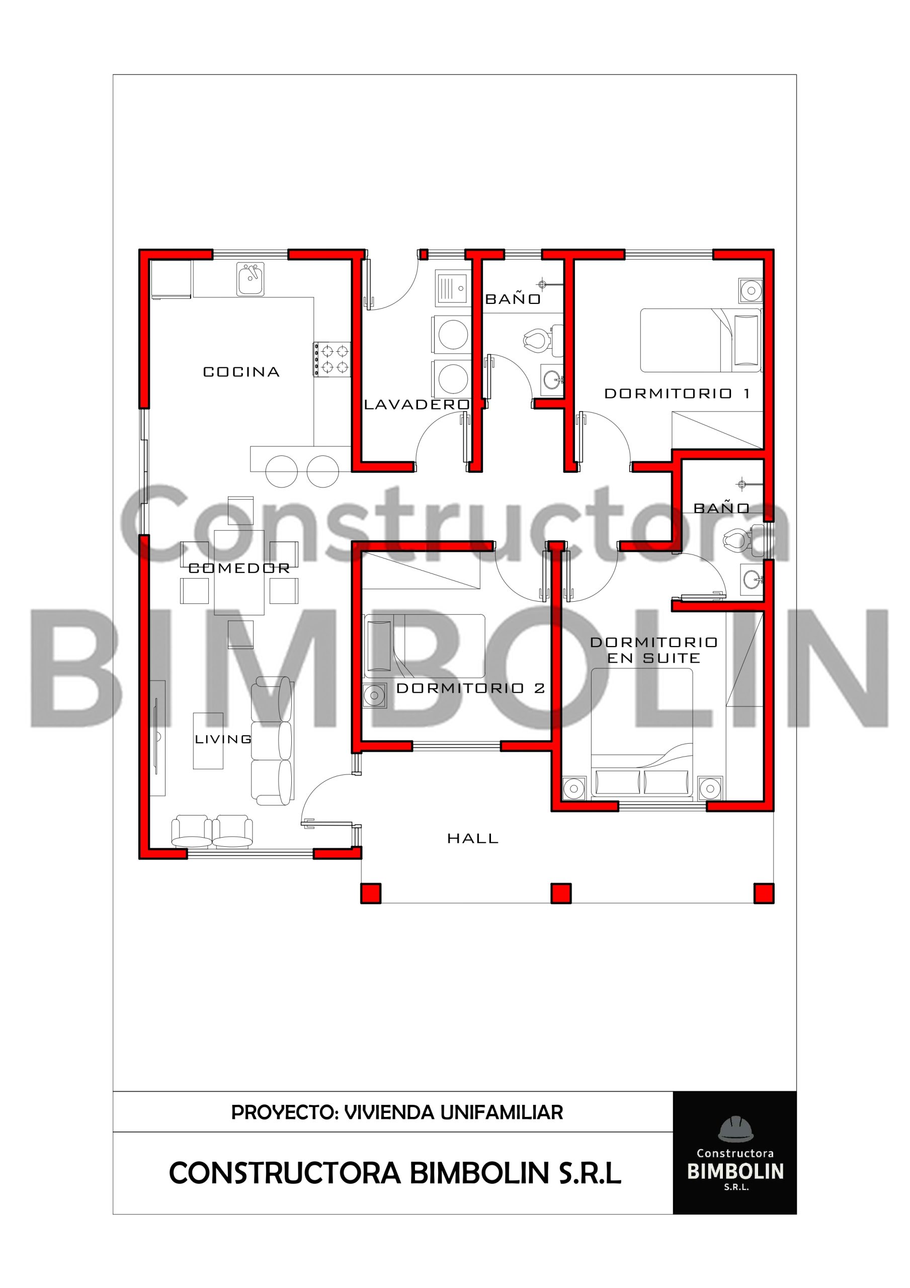 Plano de construcción