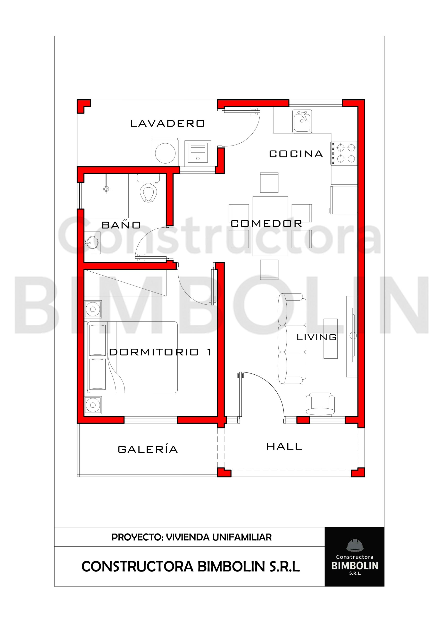 Plano de construcción