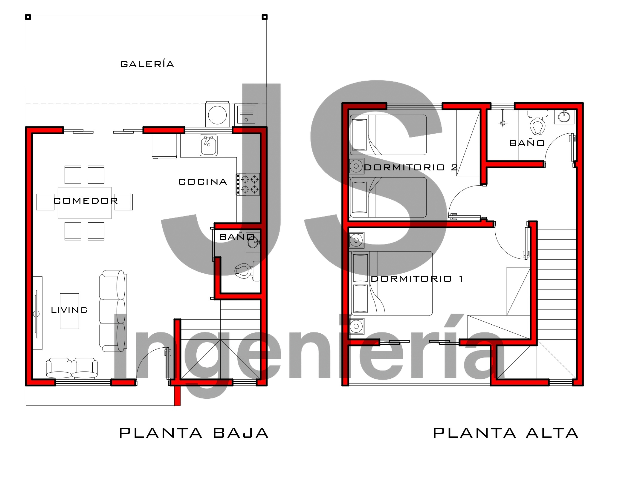 Plano de construcción