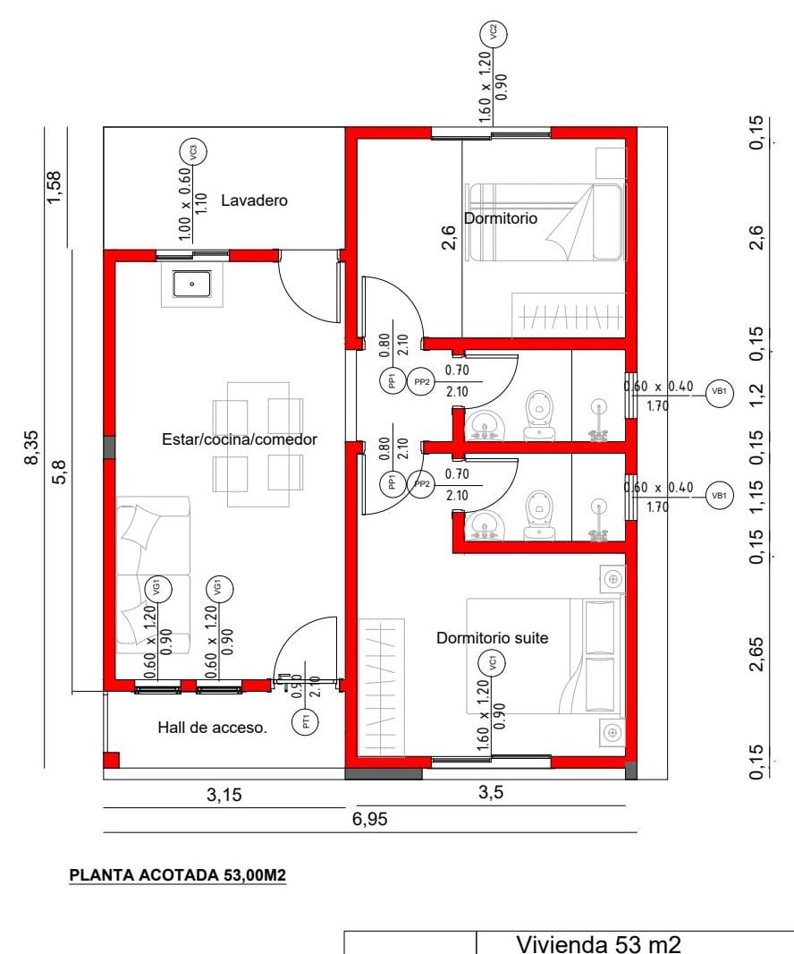 Plano de construcción