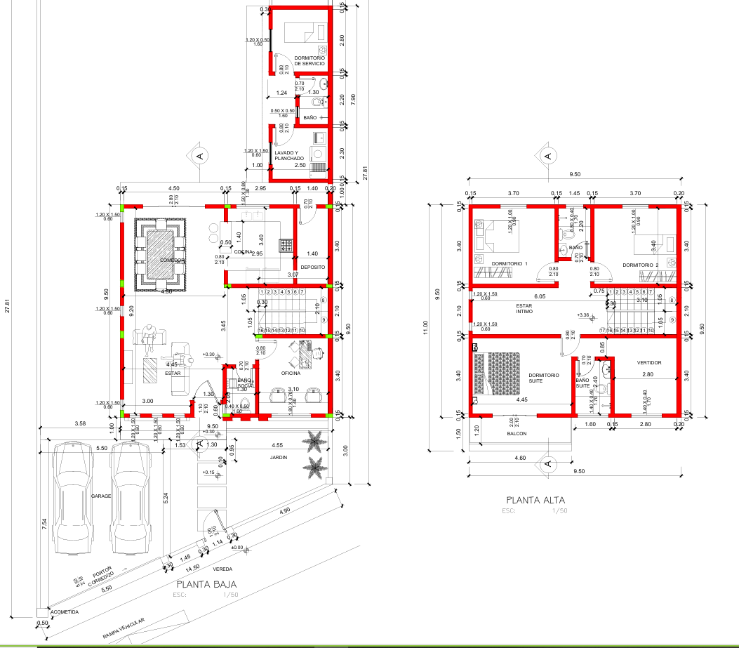 Plano de construcción