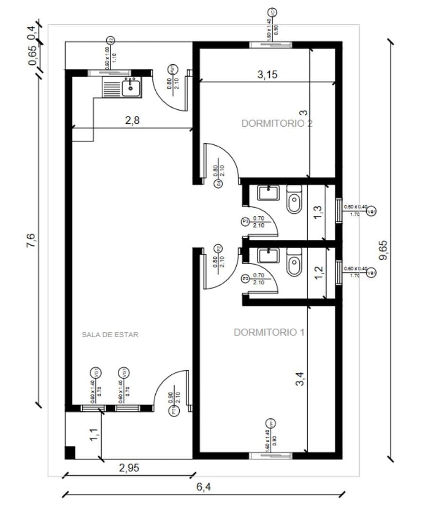 Plano de construcción