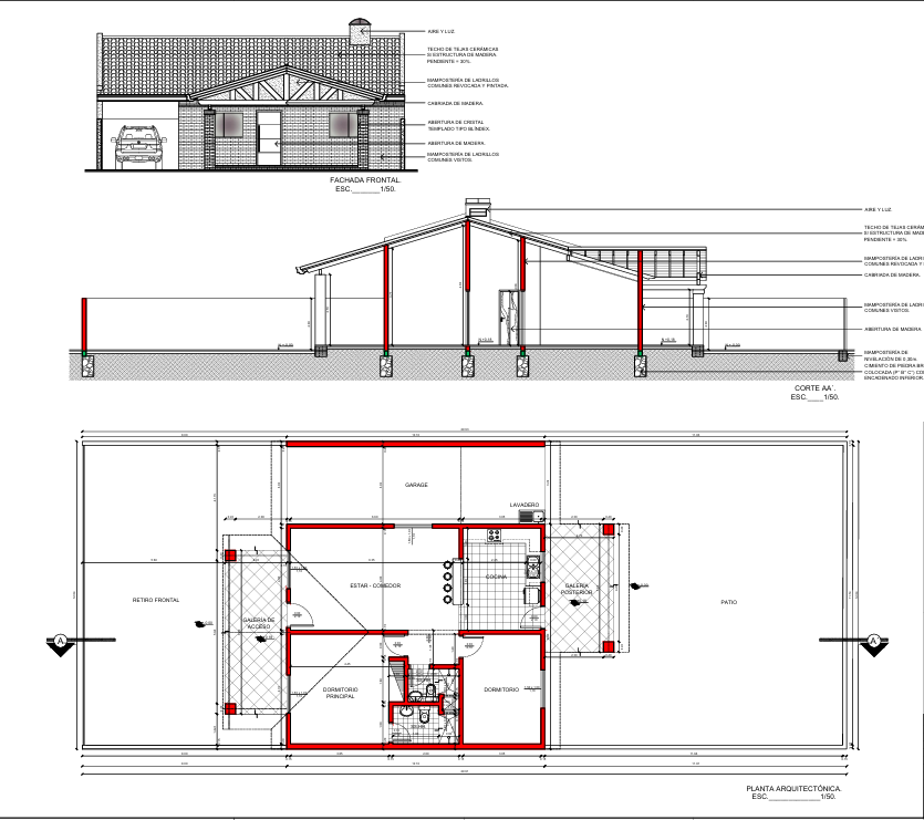 Plano de construcción