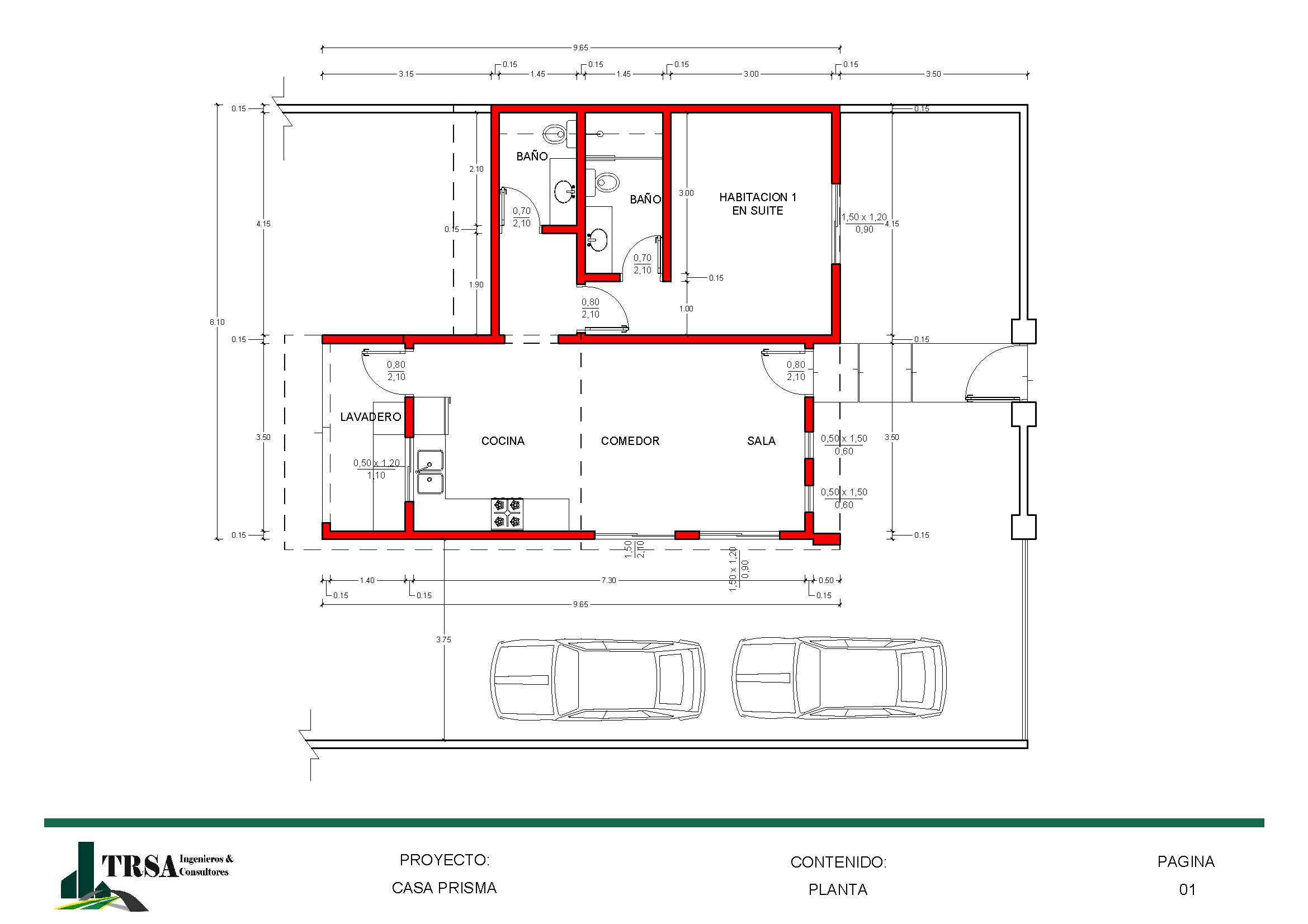 Plano de construcción