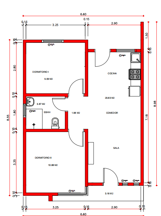 Plano de construcción