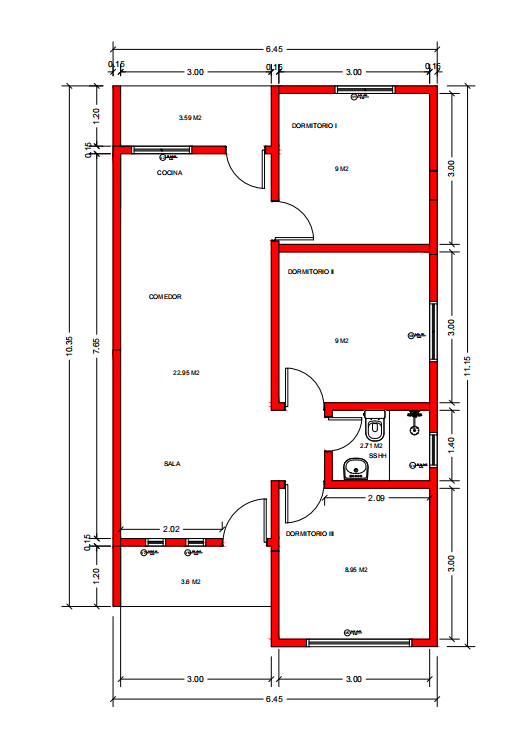 Plano de construcción