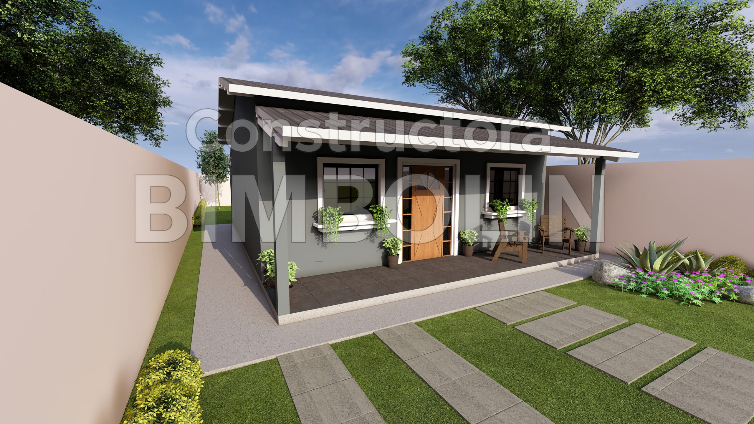 Vivienda Modelo 5 + Terreno 10×35 m en Itauguá