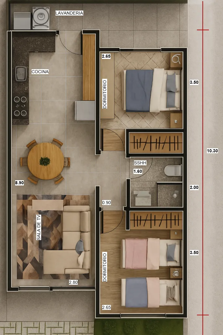 Plano de construcción