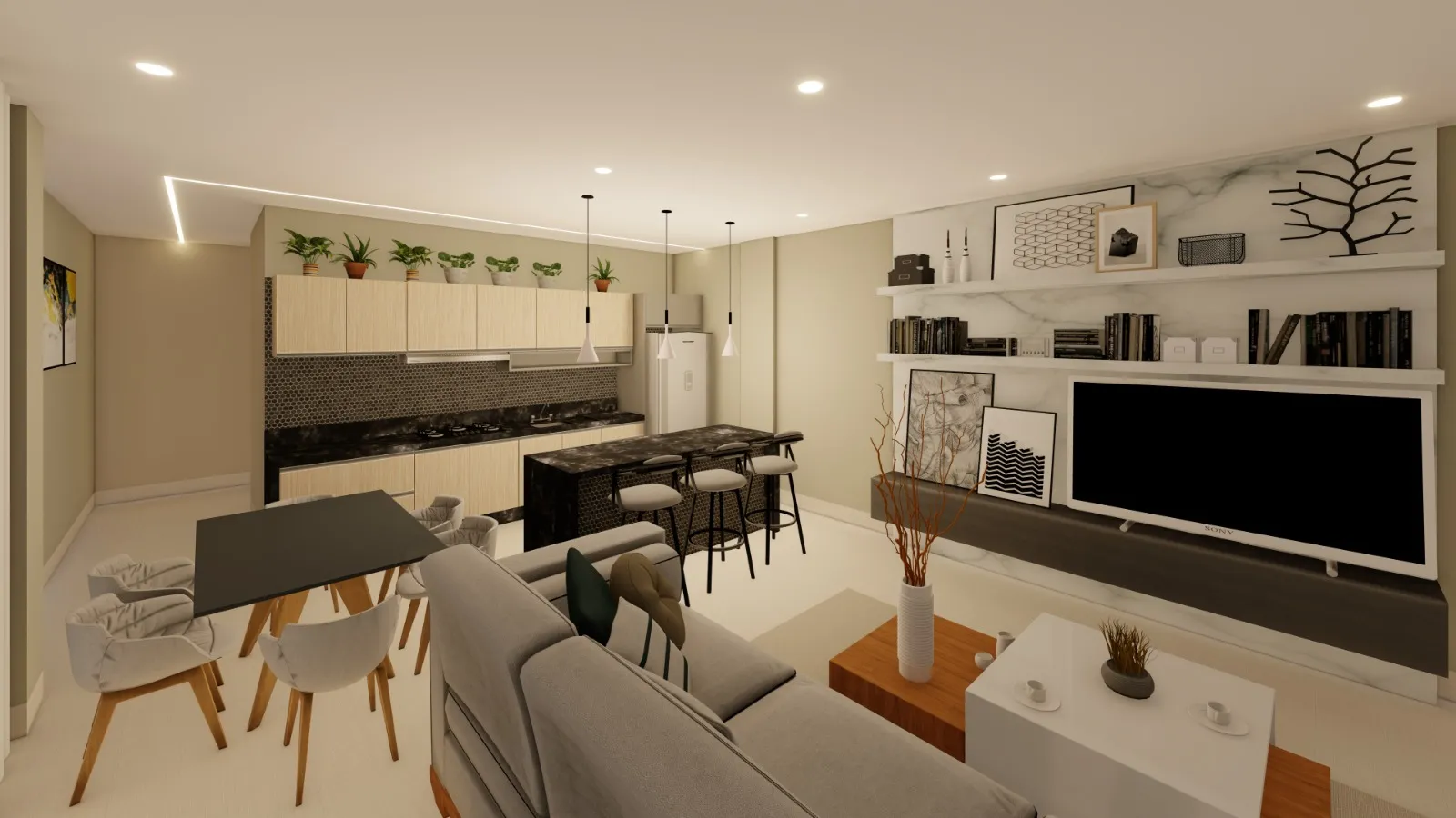 Interior de construcción