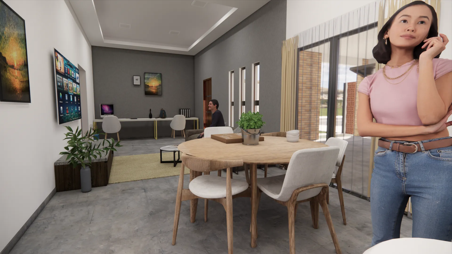 Interior de construcción