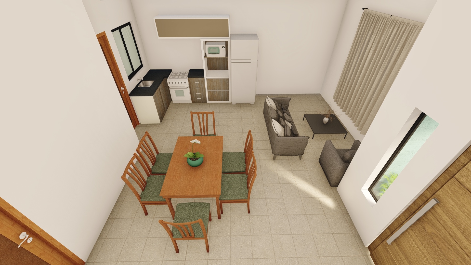 Interior de construcción