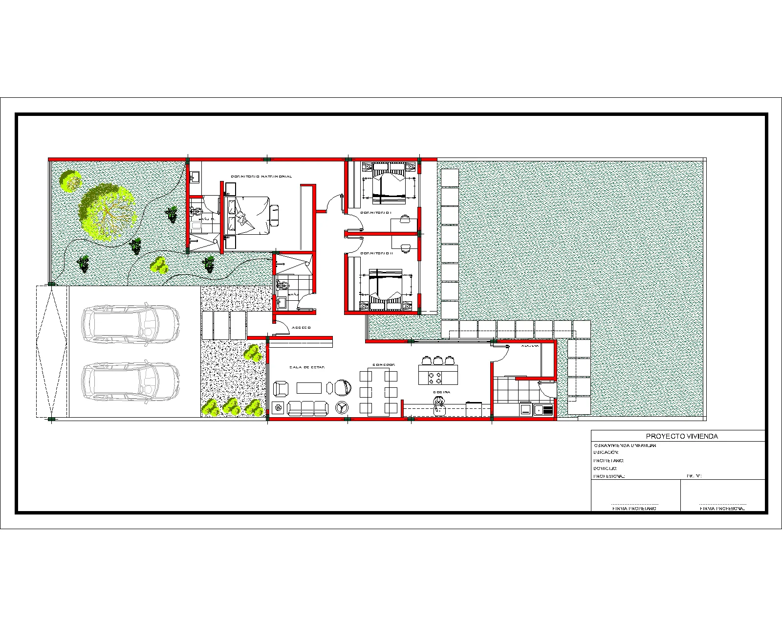 Plano de construcción