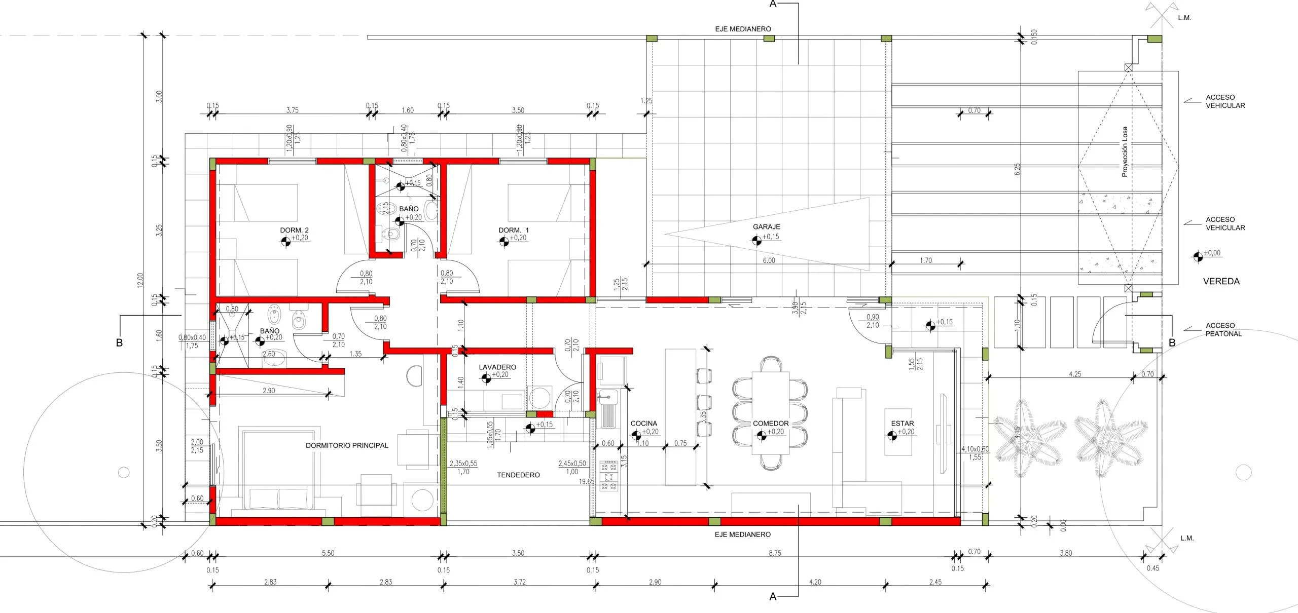 Plano de construcción