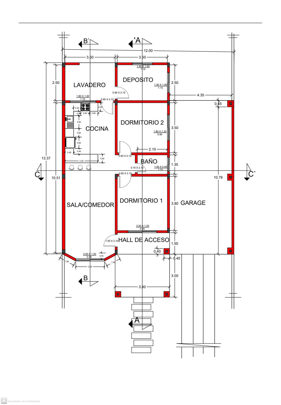 Plano de construcción